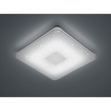 Plafon LED Samurai 42cm z pilotem - Trio | Biały