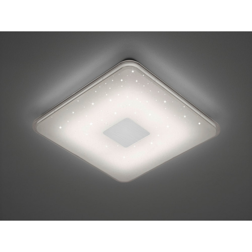 Plafon LED Samurai 42cm z pilotem - Trio | Biały