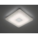 Plafon LED Samurai 42cm z pilotem - Trio | Biały