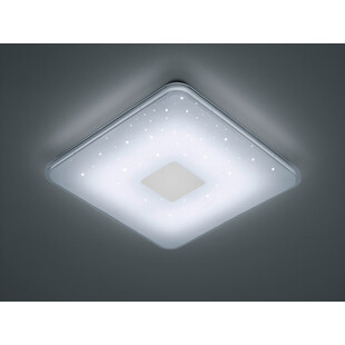 Plafon LED Samurai 42cm z pilotem - Trio | Biały