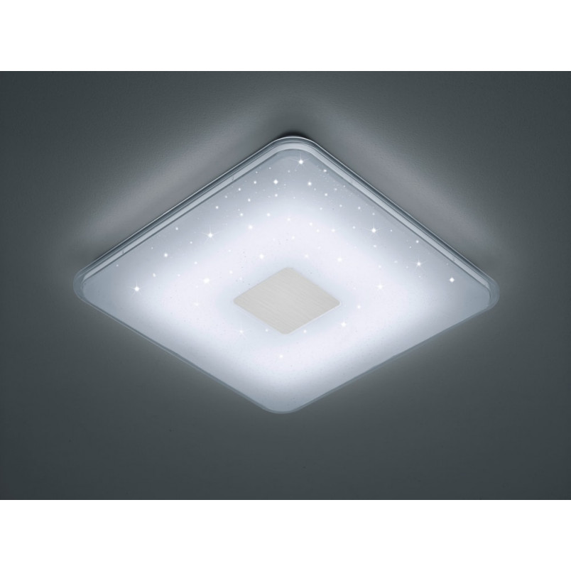 Plafon LED Samurai 42cm z pilotem - Trio | Biały