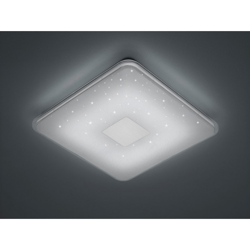 Plafon LED Samurai 42cm z pilotem - Trio | Biały