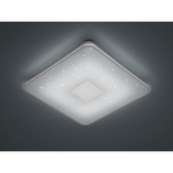 Plafon LED Samurai 42cm z pilotem - Trio | Biały
