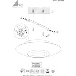 Plafon Glamour Chiros Złoty Trio | Lampa Sufitowa 32cm
