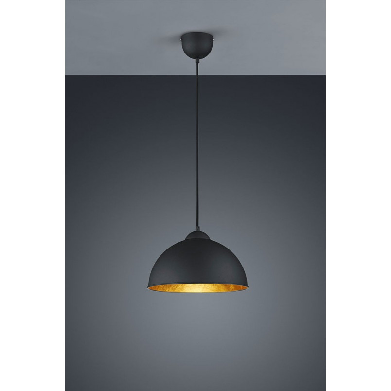 Lampa Wisząca Industrialna Jimmy | Reality - 31cm, Czarna