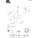 Plafon LED Circle z pilotem | Reality - Nowoczesne oświetlenie