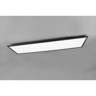 Plafon LED czarny z pilotem i ściemniaczem | Reality Gamma
