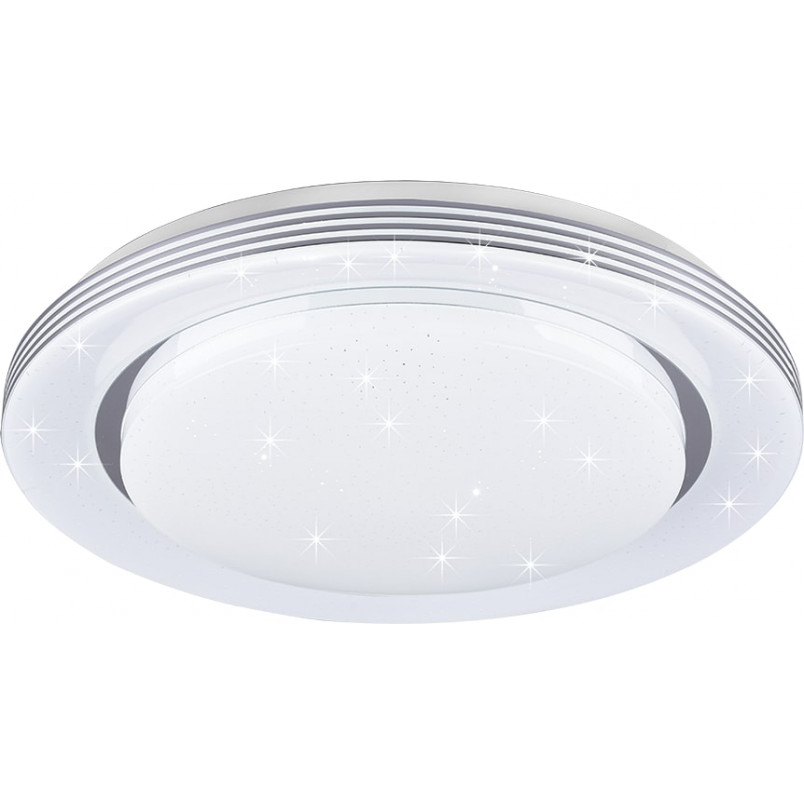Plafon LED biały Atria 58cm - Pilot, Ściemniacz | Reality
