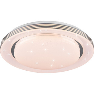 Plafon LED biały Atria 58cm - Pilot, Ściemniacz | Reality
