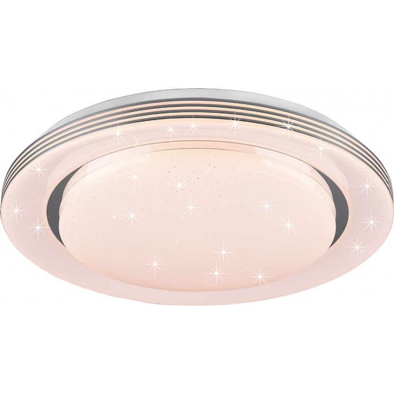 Plafon LED biały Atria 58cm - Pilot, Ściemniacz | Reality