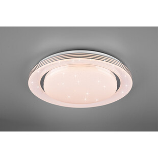 Plafon LED biały Atria 58cm - Pilot, Ściemniacz | Reality