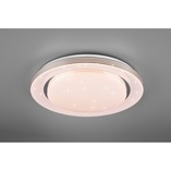 Plafon LED biały Atria 58cm - Pilot, Ściemniacz | Reality