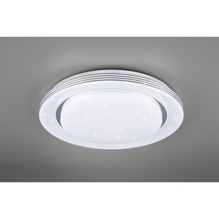 Plafon LED biały Atria 58cm - Pilot, Ściemniacz | Reality