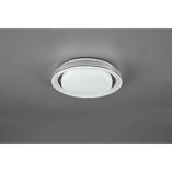 Plafon LED Atria 27cm - Pilot, Ściemniacz, Biały | Reality