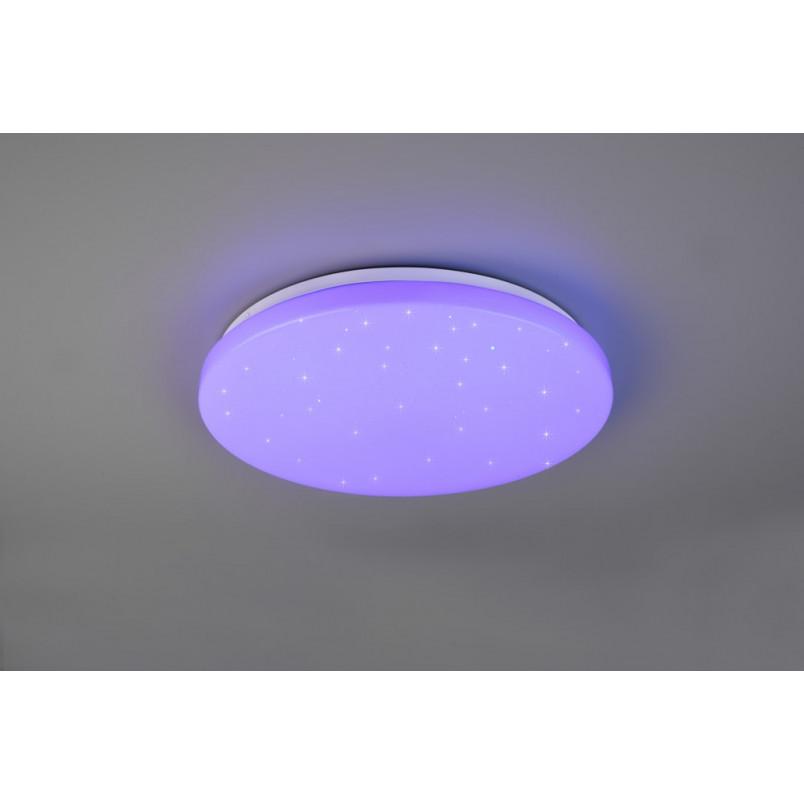 Plafon LED Kira z pilotem | Ściemniacz, RGB | Reality