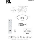 Plafon LED Reality Musica z Głośnikiem i Pilotem | 41cm