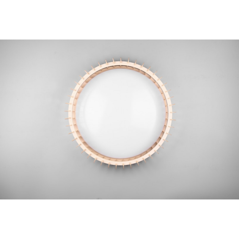 Plafon drewniany LED Monte 60cm z pilotem - Reality
