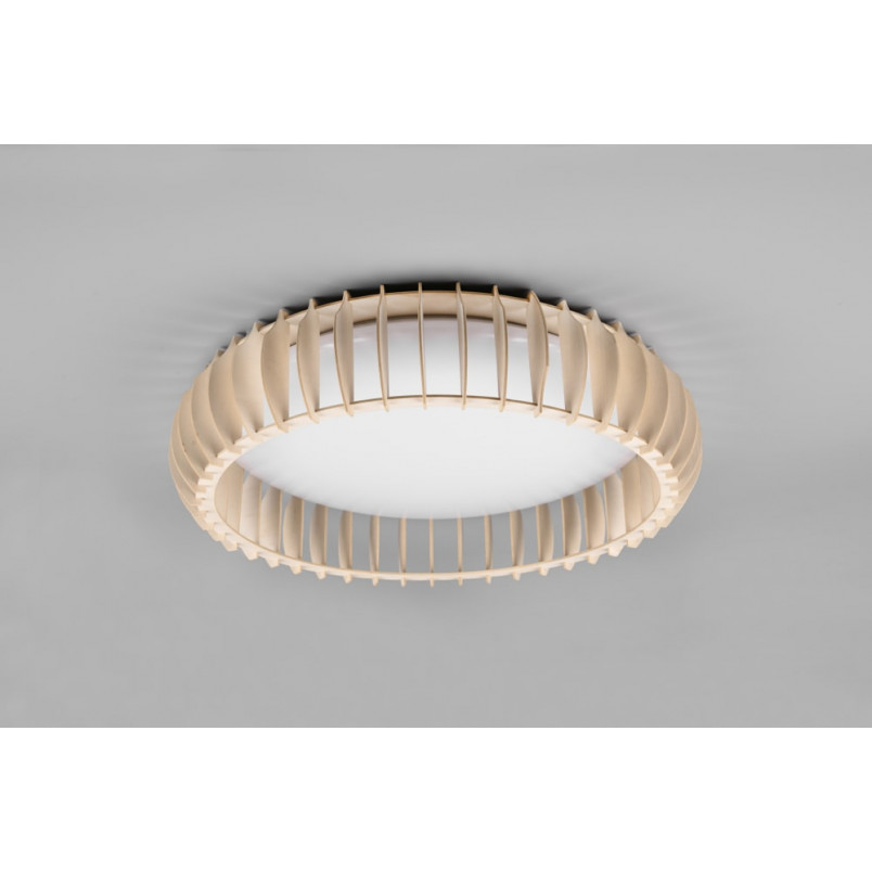 Plafon drewniany LED Monte 60cm z pilotem - Reality