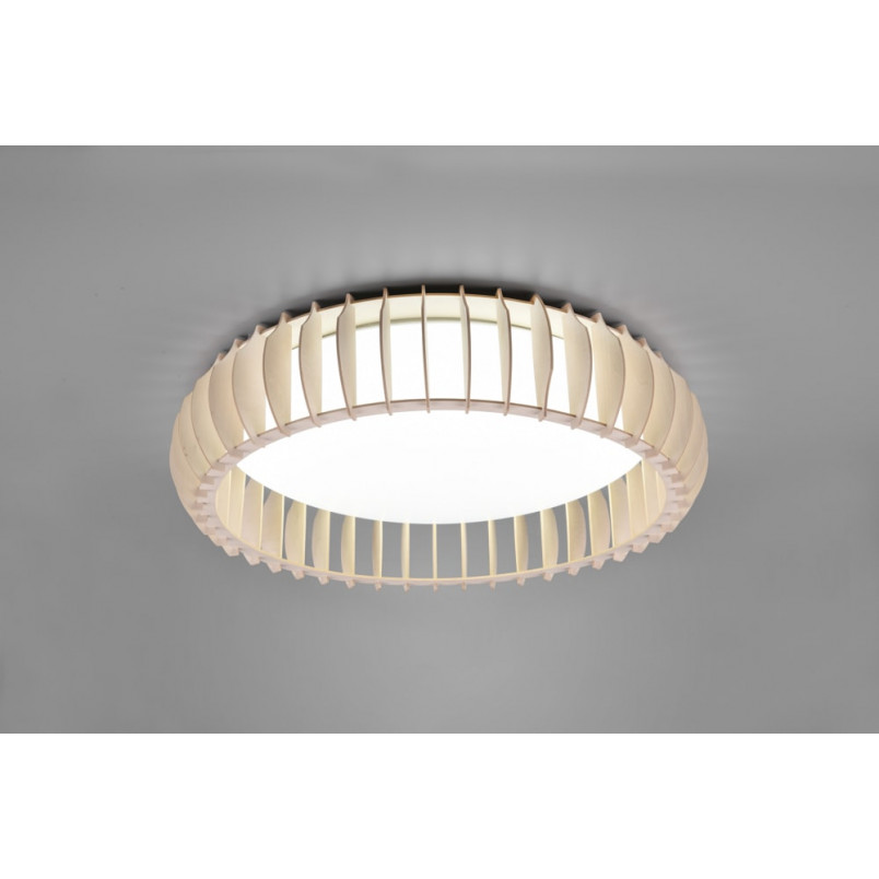 Plafon drewniany LED Monte 60cm z pilotem - Reality