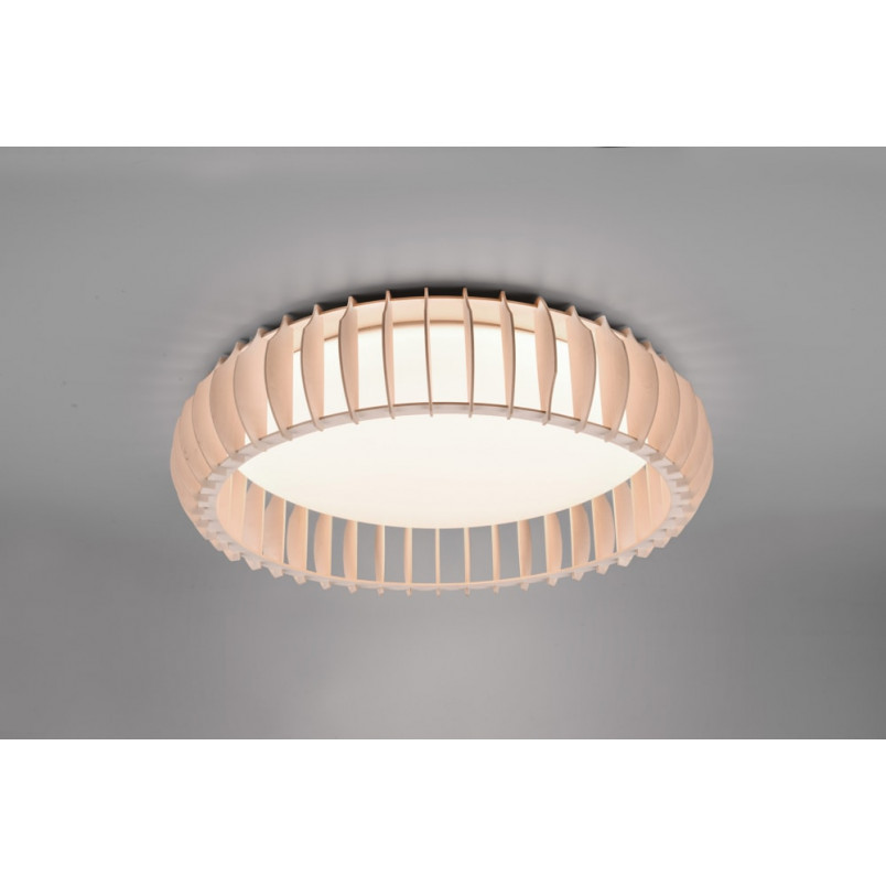Plafon drewniany LED Monte 60cm z pilotem - Reality