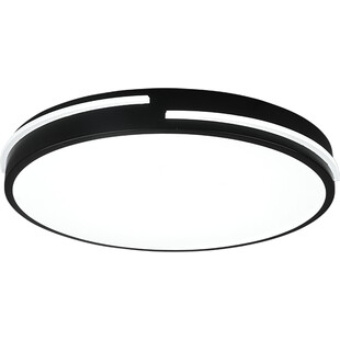 Plafon z pilotem i ściemniaczem Tacoma 40cm LED czarny Reality