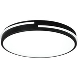 Plafon LED czarny z pilotem | Reality Tacoma 40cm