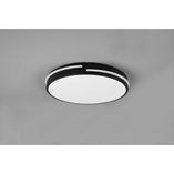 Plafon LED czarny z pilotem | Reality Tacoma 40cm