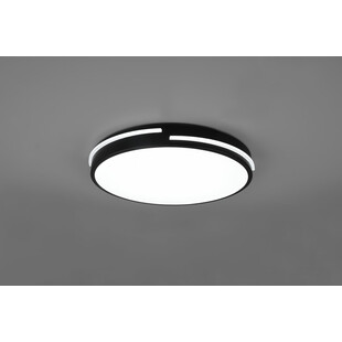 Plafon LED czarny z pilotem | Reality Tacoma 40cm