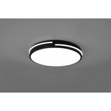 Plafon LED czarny z pilotem | Reality Tacoma 40cm