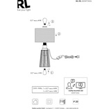 Lampa stołowa rustykalna Straw brązowa - Reality | Odkryj ciepło i styl