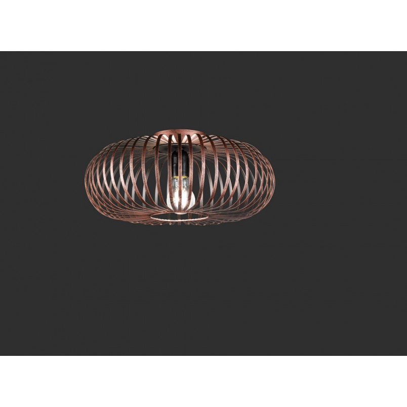 Plafon Johann Trio - Druciany, Miedziany, 40cm | Sklep z Lampami