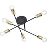 Plafon Industrialny Cross | Trio - Loftowy Design