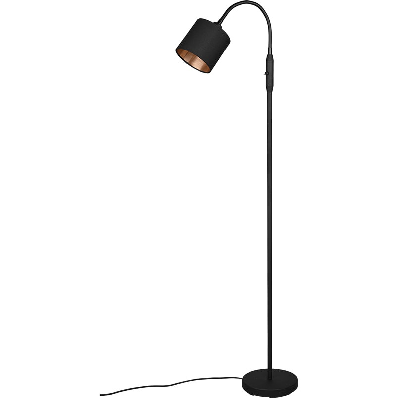 Lampa podłogowa czarno-złota Tommy | Reality - Komfort i styl