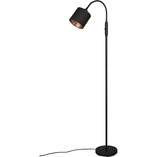 Lampa podłogowa czarno-złota Tommy | Reality - Komfort i styl