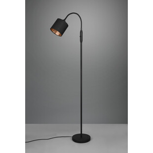 Lampa podłogowa czarno-złota Tommy | Reality - Komfort i styl