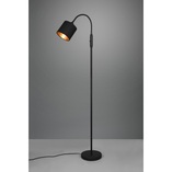 Lampa podłogowa czarno-złota Tommy | Reality - Komfort i styl