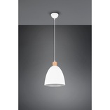 Lampa wisząca skandynawska Jagger biała - Reality | Kup teraz