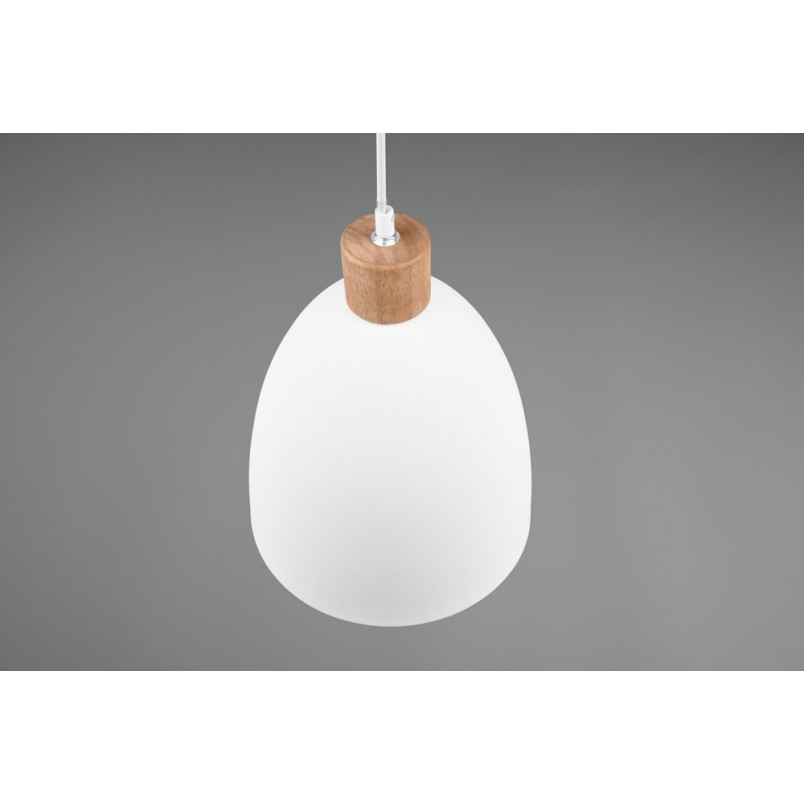 Lampa wisząca skandynawska Jagger biała - Reality | Kup teraz