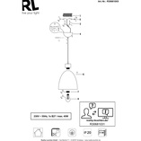 Lampa wisząca skandynawska Jagger biała - Reality | Kup teraz