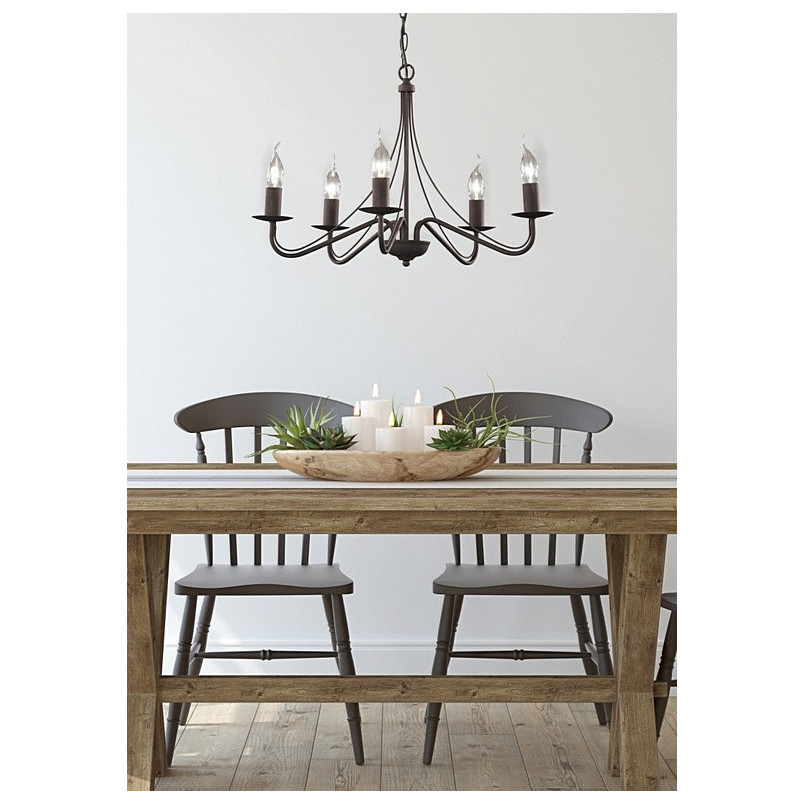 Żyrandol Vintage Country Miedziany - Reality | Styl Retro