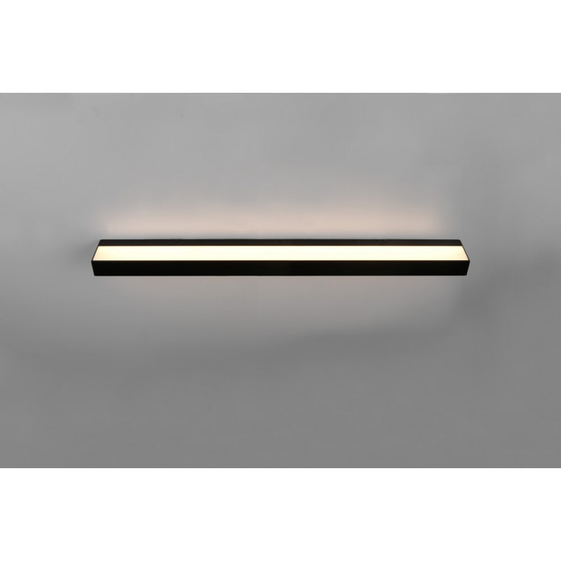 Kinkiet Łazienkowy Rocco LED 90cm Czarny Trio | Oświetlenie IP44