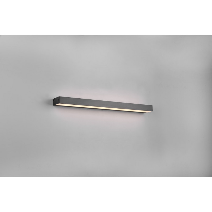 Kinkiet łazienkowy Rocco LED 60cm czarny Trio - Światło IP44