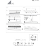 Kinkiet LED do łazni Fabio 80cm | Trio - Oświetlenie