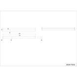 Kinkiet LED do łazni Fabio 80cm | Trio - Oświetlenie