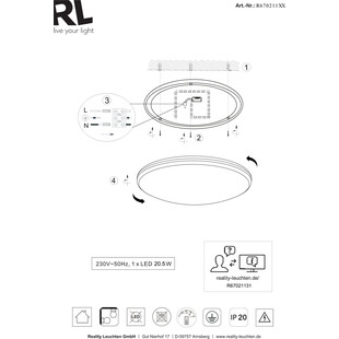 Plafon LED Limbus - Minimalizm i Światło | Reality