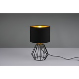 Lampa stołowa czarna Reality Chuck | Loftowa lampa na stół