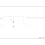 Kinkiet LED Fabio Trio | Chrom, Biały | IP44 | Sklep Lamp