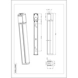 Kinkiet łazienkowy LED Trio Piera 79cm Chrom | Sklep z oświetleniem