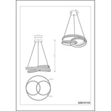 Lampa wisząca LED Yara Trio | Nowoczesne oświetlenie