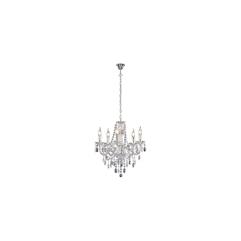 Żyrandol Lustre 52cm - Kryształowy Blask | Reality
